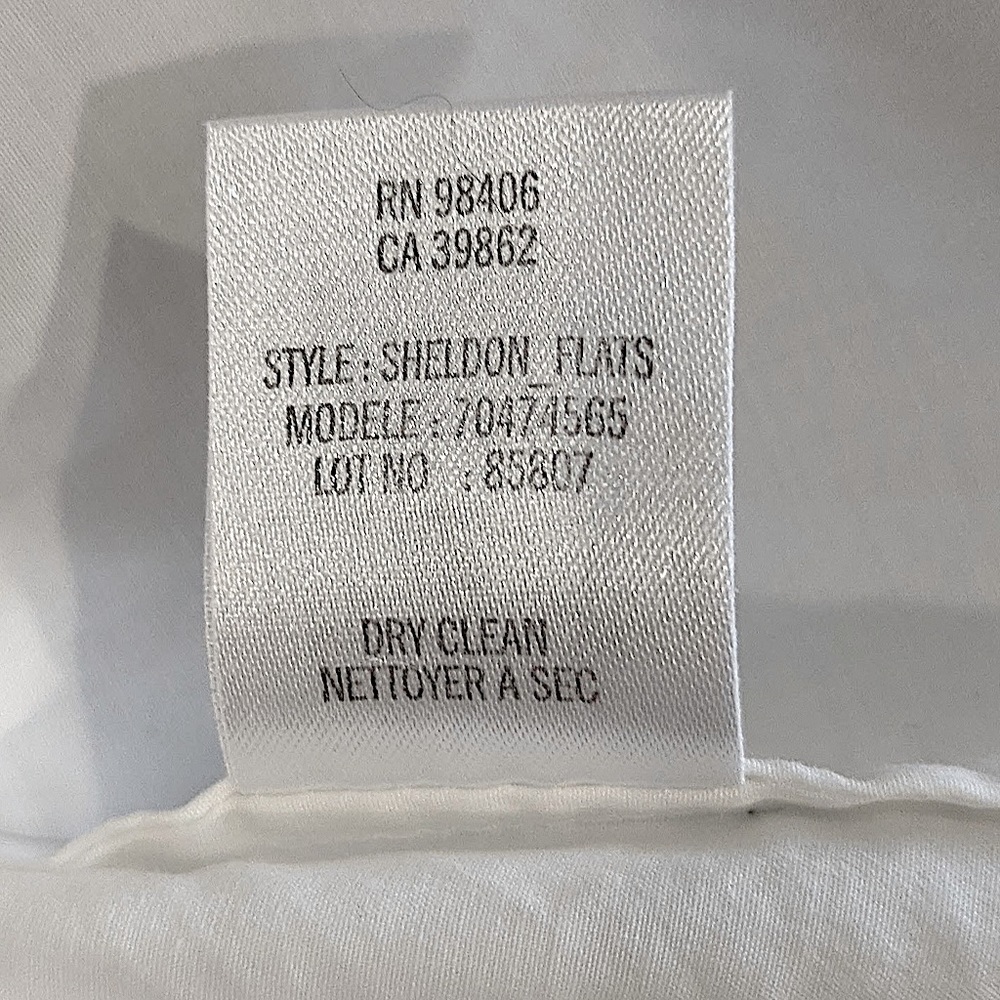 THEORY White Sleeveless Smocked Detail Blouse Size Small - Picture 7 of 8